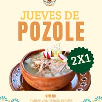 Promoción jueves de pozole